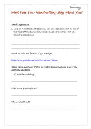 English Worksheet: English Homework 