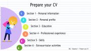 English Worksheet: Prepare your CV!