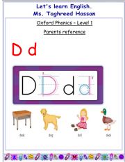 Oxford Phonics level 1 d e f g