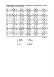 English Worksheet: Word Search - Cambridge Global English 8 Unit 7