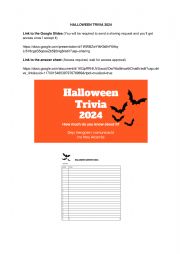 halloween Trivia 2024