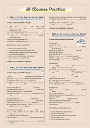 English Worksheet: Conditional sentences in songs