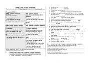 English Worksheet: Some, any & Compounds; theory & exercises