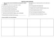 English Worksheet: NATURAL DISASTERS