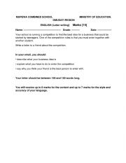 English Worksheet: email writing