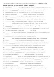 English Worksheet: B1-B2 Indefinite pronoun: somebody, nobody, anybody, something, nothing, anything, nowhere, anywhere.