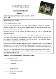 English Worksheet: Present simple reader