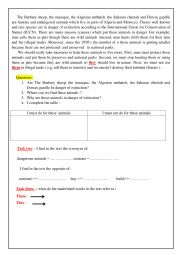 English Worksheet: sheep