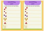 English Worksheet: Shopping Activity