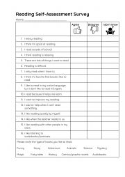 Reading Self-Assessment Survey