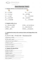 demonstrative pronouns