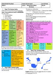 8th Grade - Module 4 - Lesson 1 - Planning Easter Holidays + Group Session