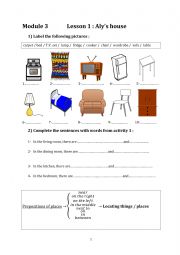 lesson 3 Aly�s house consolidation