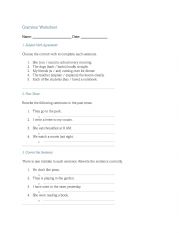 English Worksheet: Grammar