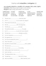 English Worksheet: B1-B2 Practise with intensifiers & mitigators  2