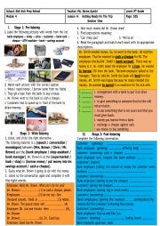 8th Grade - Module 4 - Lesson 3 - Getting Ready for The Trip + Group Session