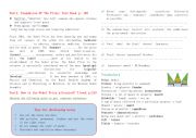 English Worksheet: lesson 4 prize winners