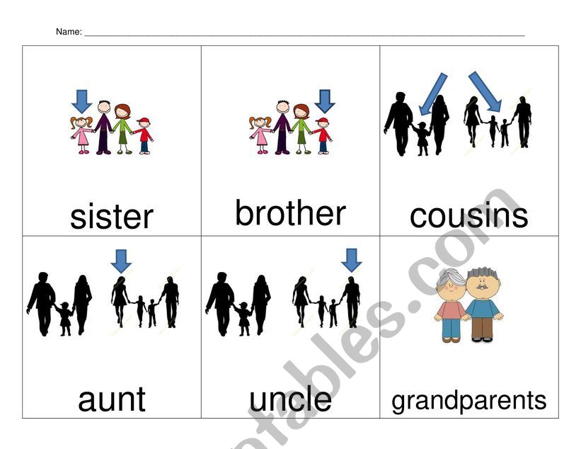 Family worksheet