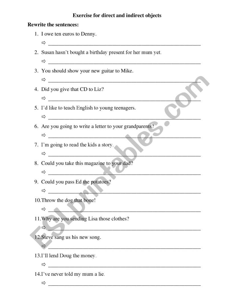 ex for relative clause worksheet