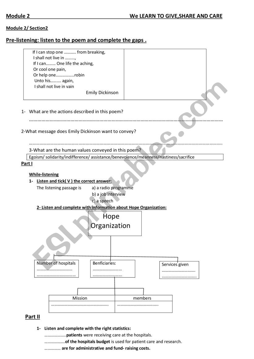 Module Two worksheet