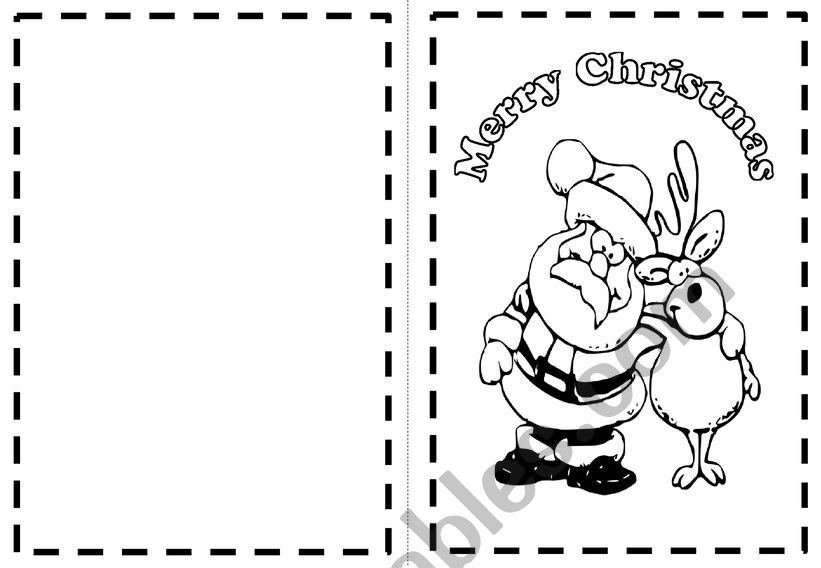 Christmas Card for Infants and Young Learners