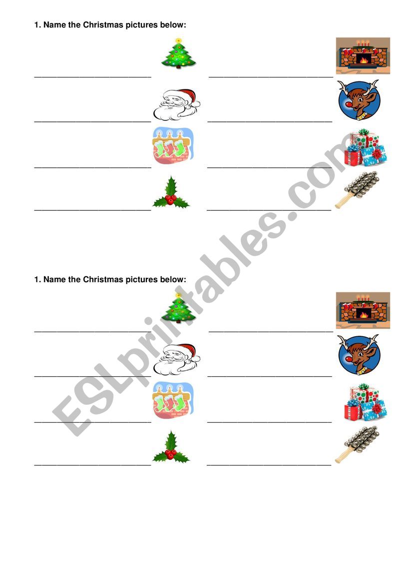 Christmas Song Mariah Carey worksheet