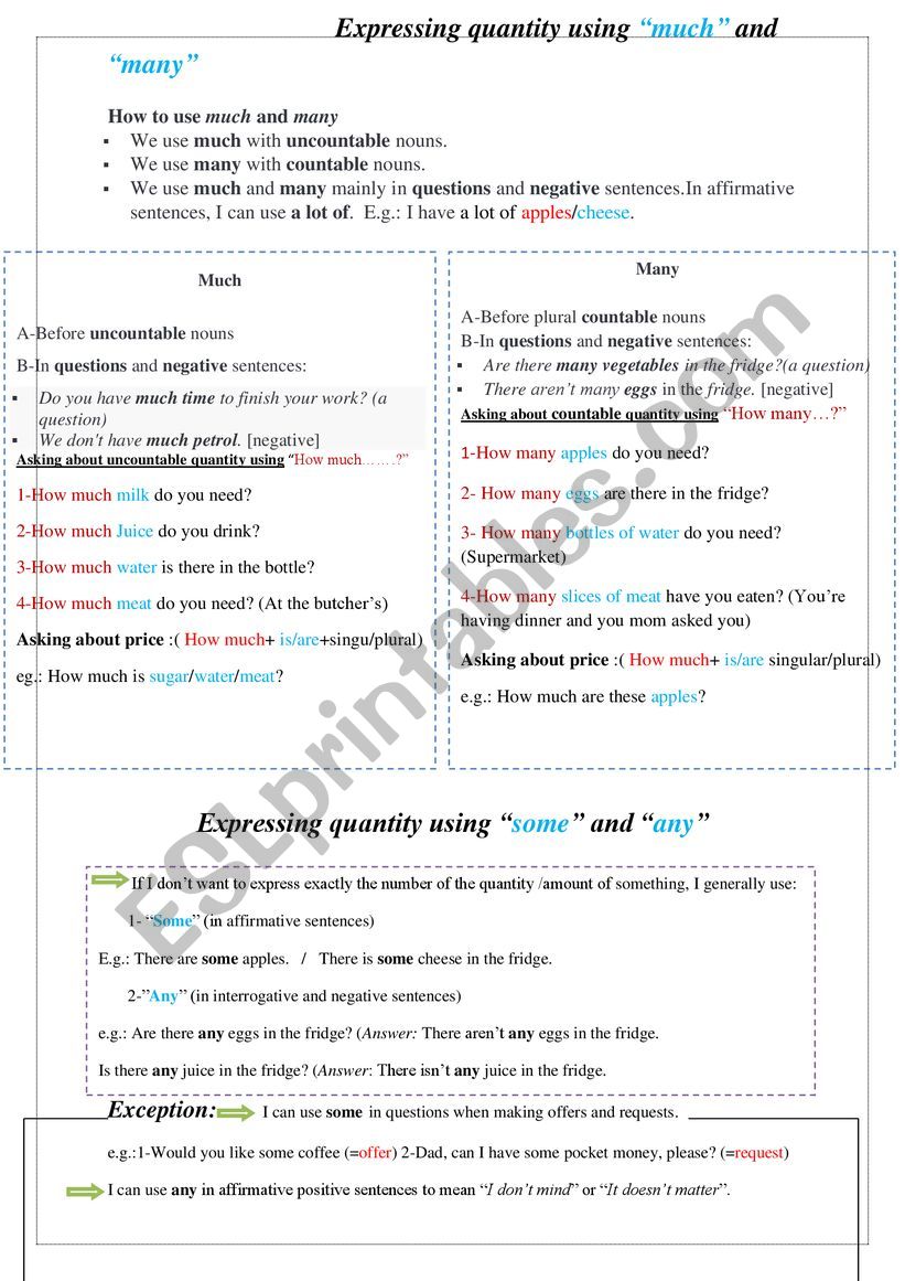 countable and uncountable nouns