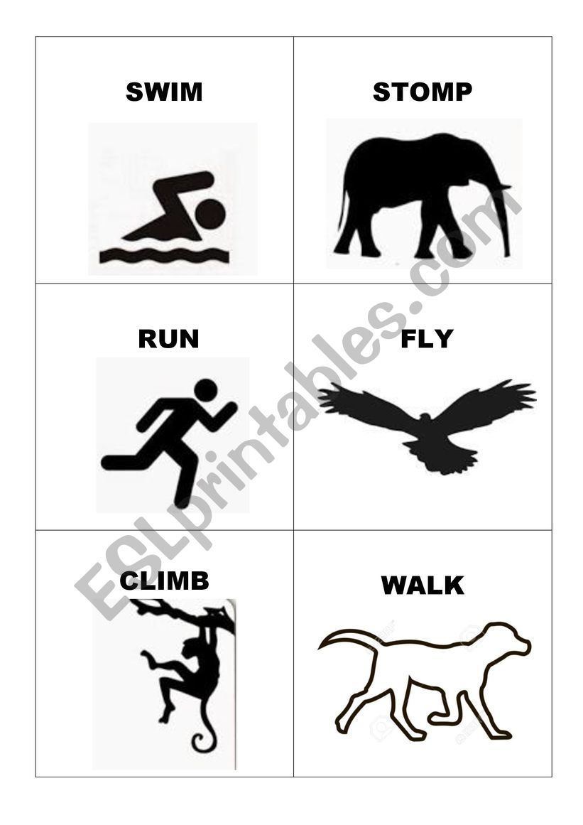 What animals can do? - ESL worksheet by Madie89