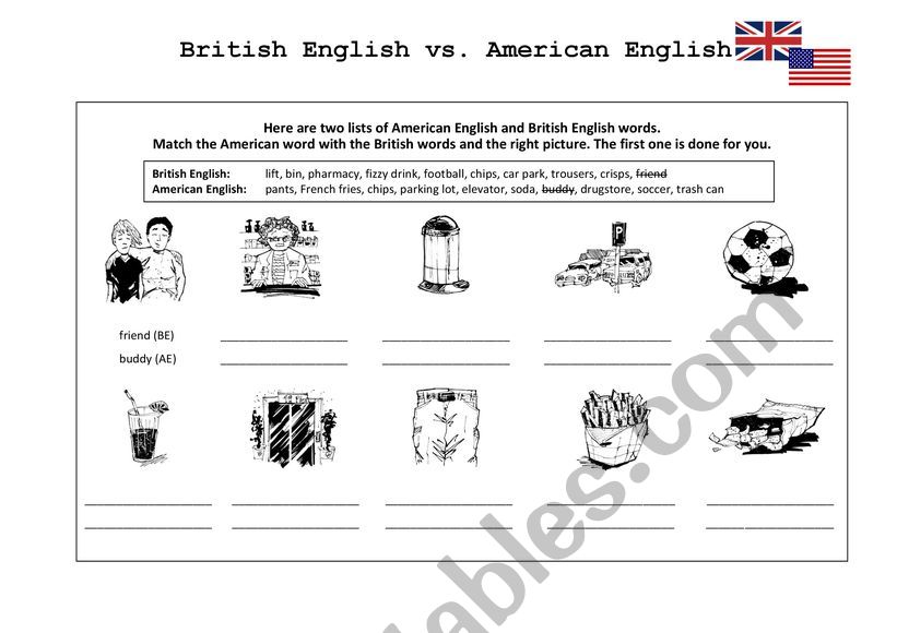 british-english-vs-american-english-esl-worksheet-by-simone-osswald