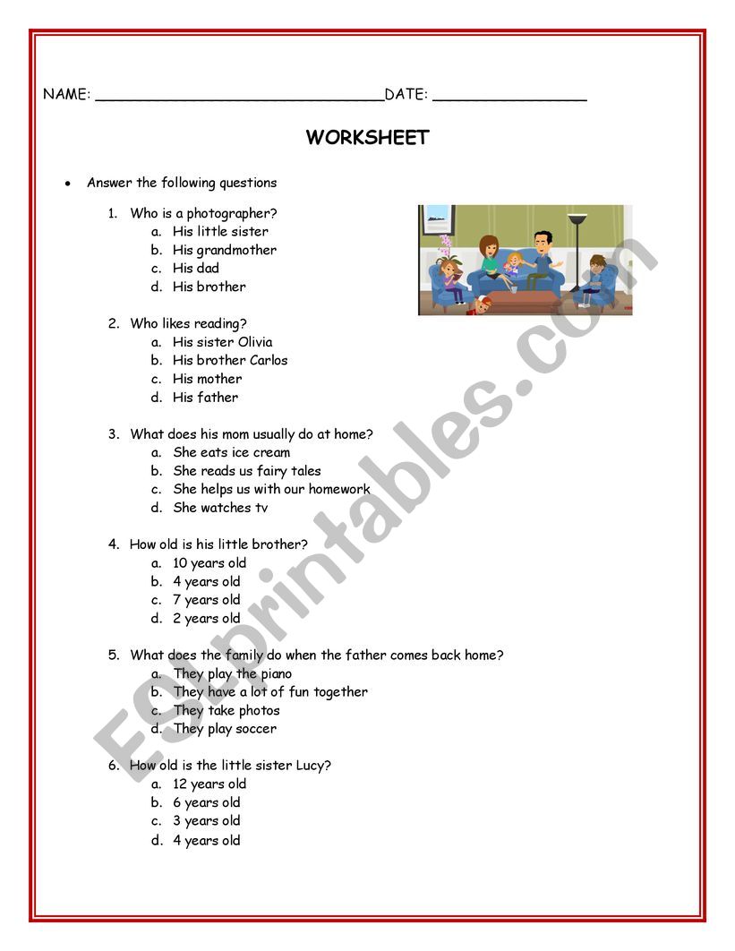 worksheet worksheet