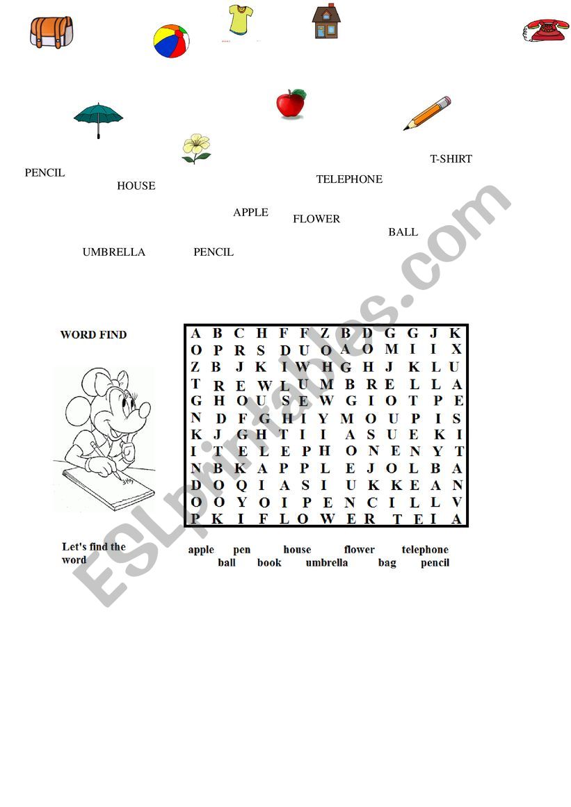 Objects exercises worksheet