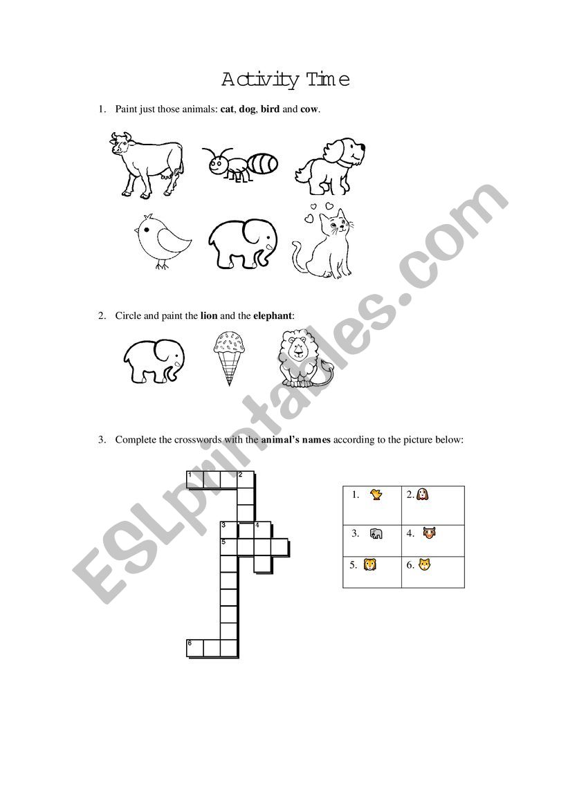 VOCABULARY CHECK worksheet