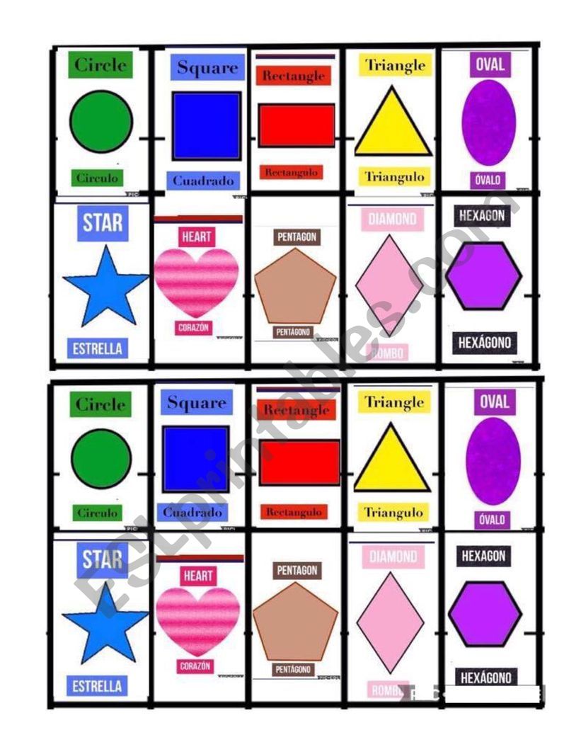 shapes worksheet