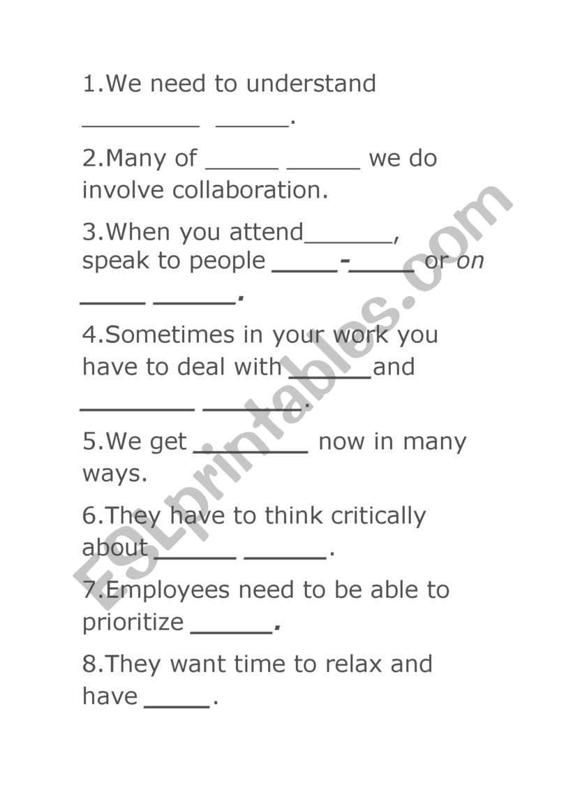 Review Intermediate worksheet