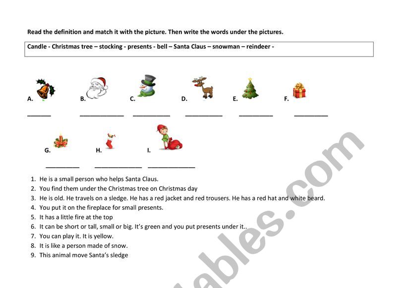 Harry Potter - Chrystmas lesson Starters