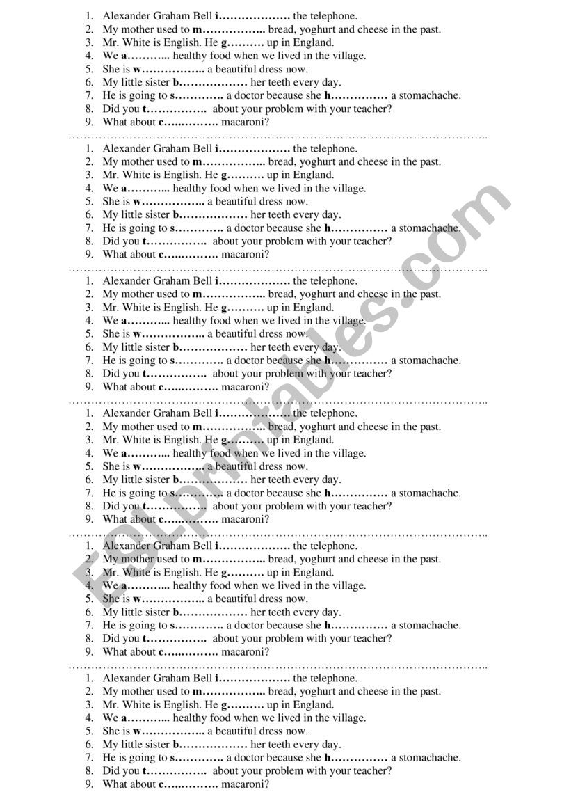 Quick test: Auxiliary Verbs worksheet