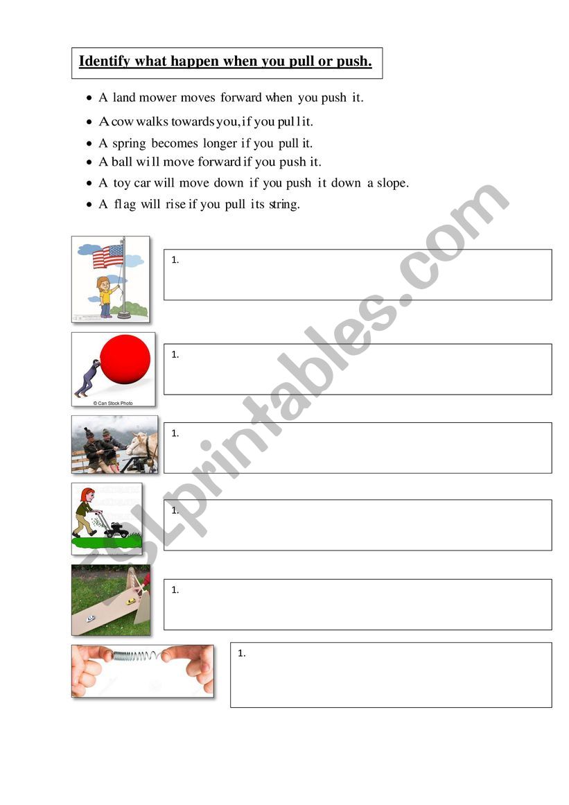 Push and Pull Matching Sentences