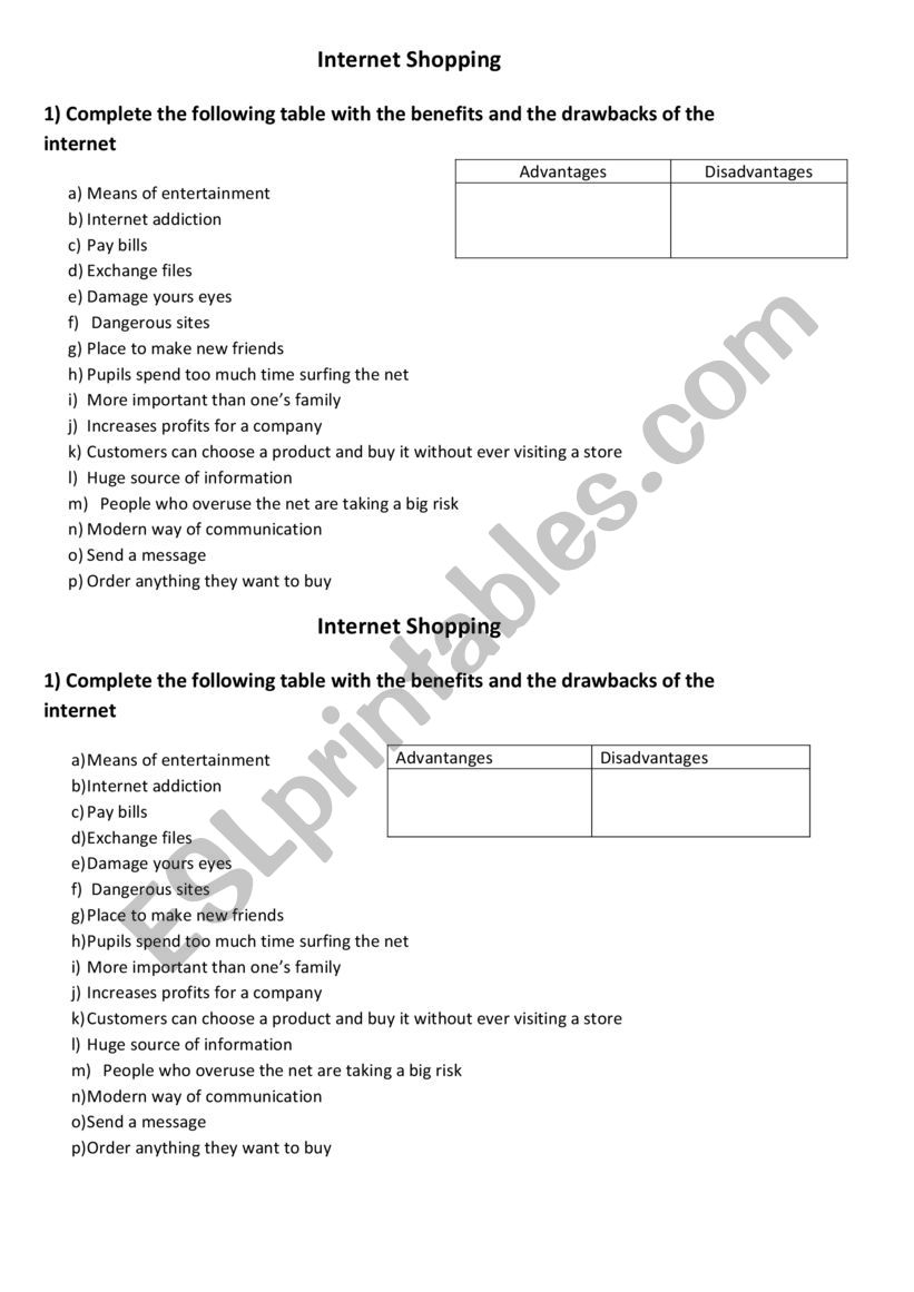 writing hints worksheet