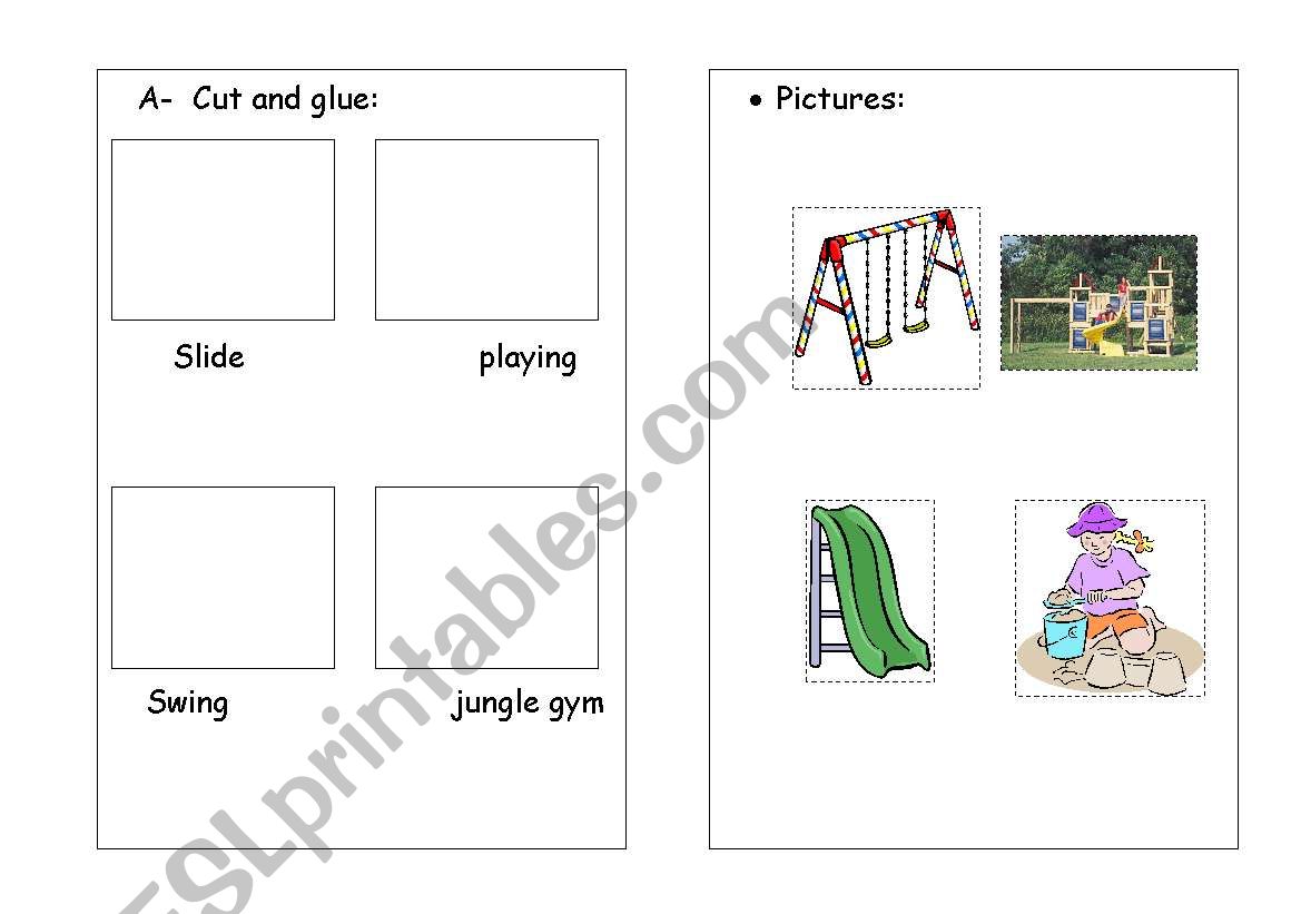 Playground worksheet
