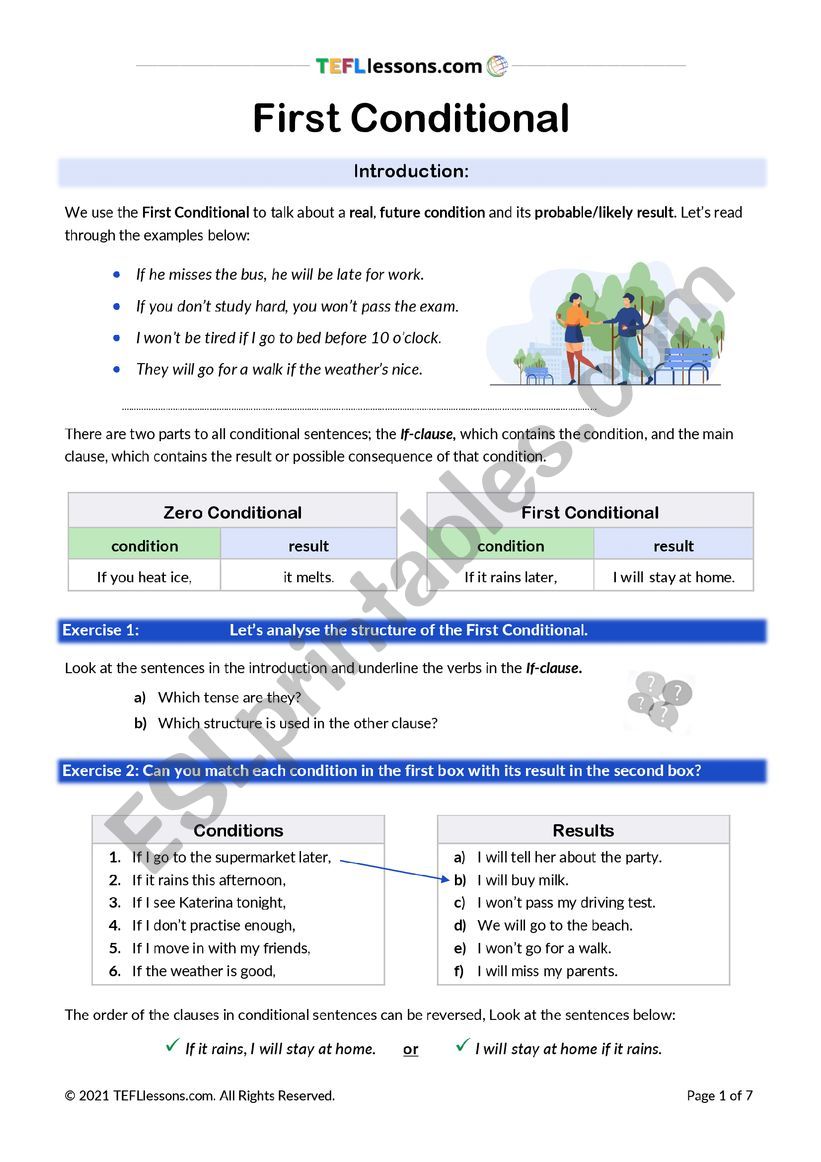 first-conditional-esl-worksheet-by-tefl-lessons