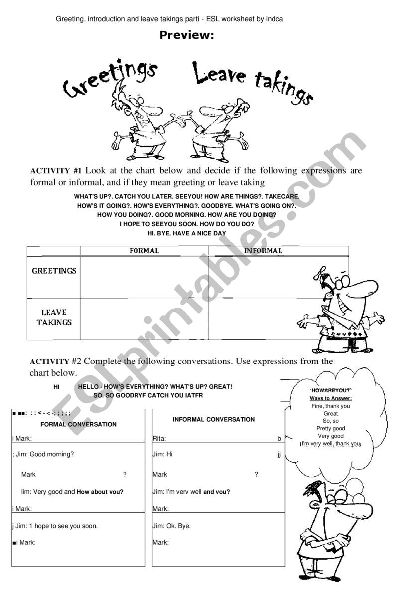 Ingls worksheet