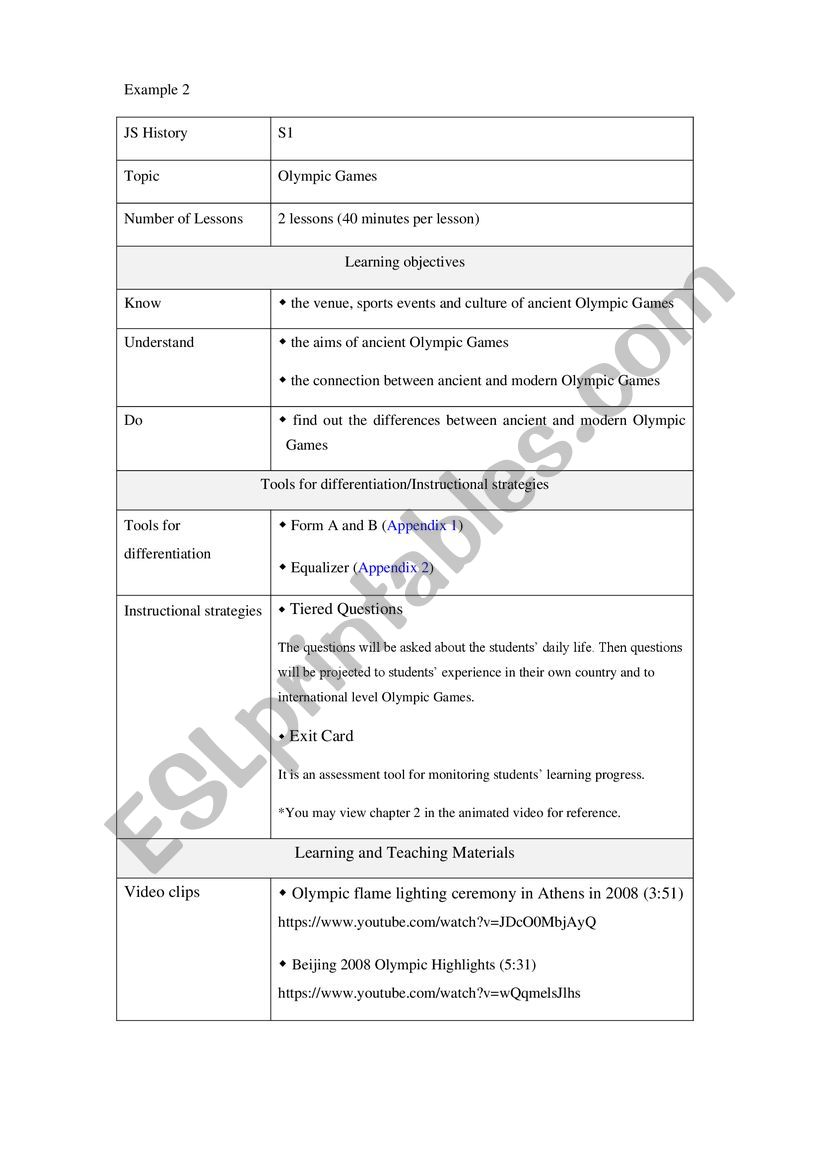 lesson plan e2.1 worksheet