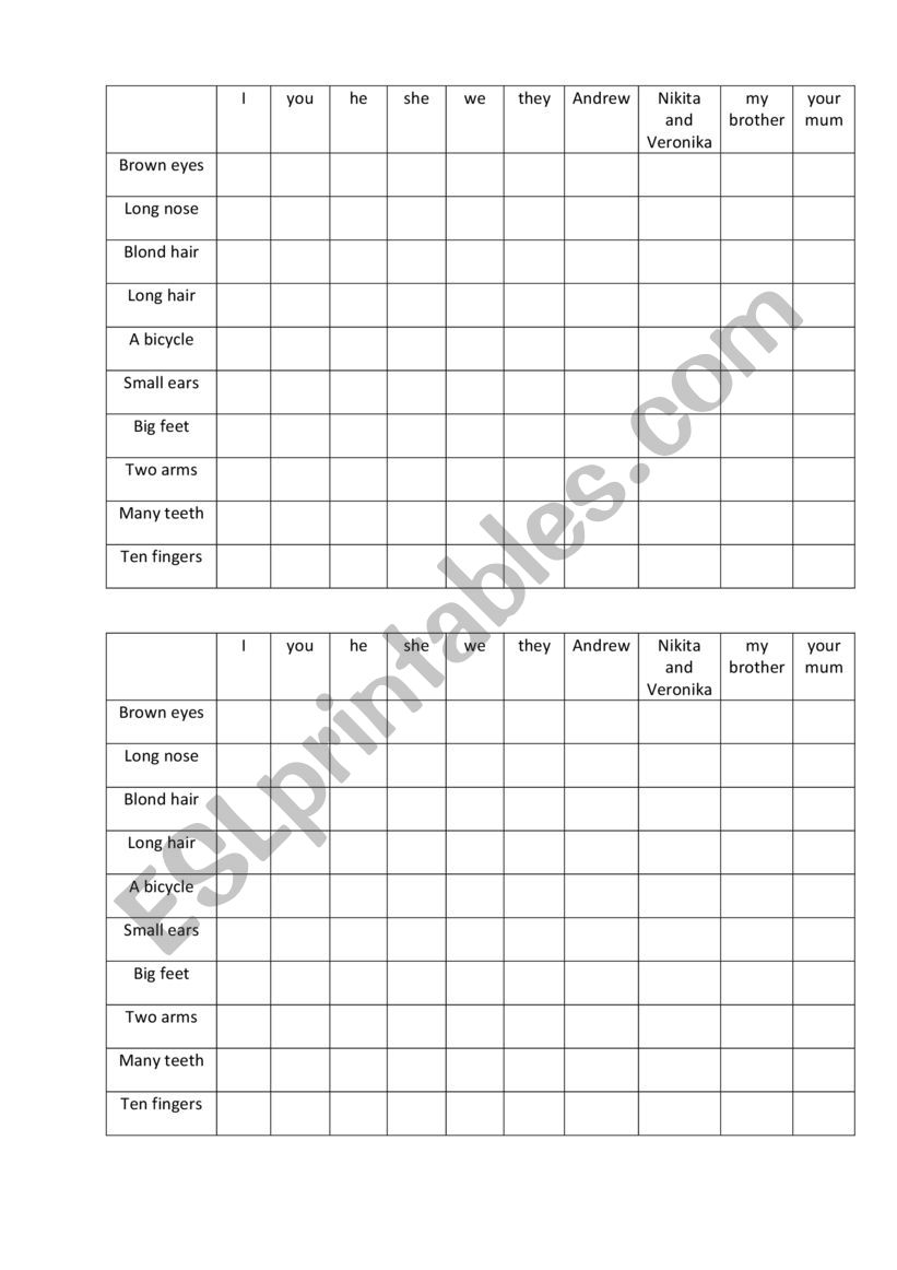 Battleship worksheet