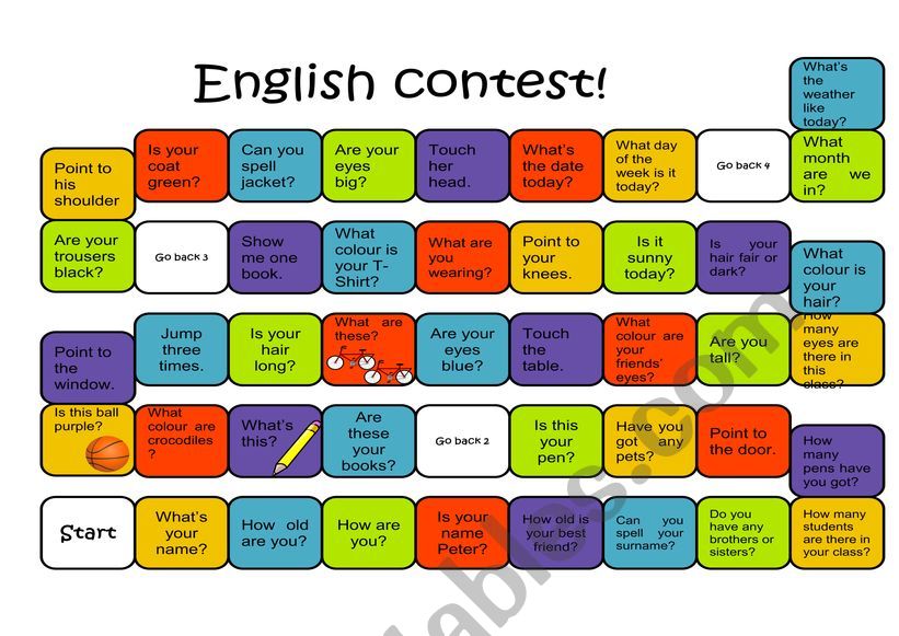 English Contest worksheet
