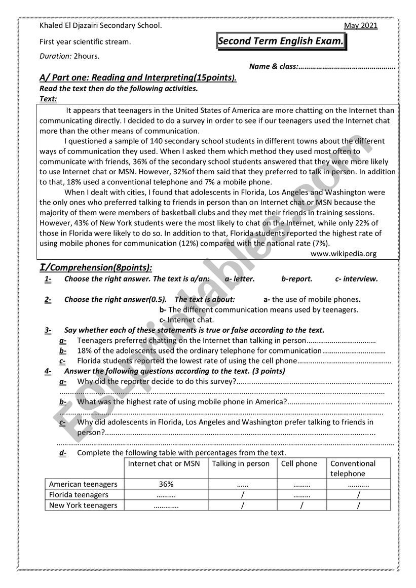 1st-term-english-exam-esl-worksheet-by-kazuma69