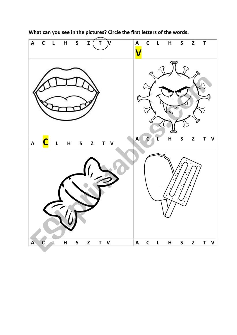 kids zombie town colour  worksheet