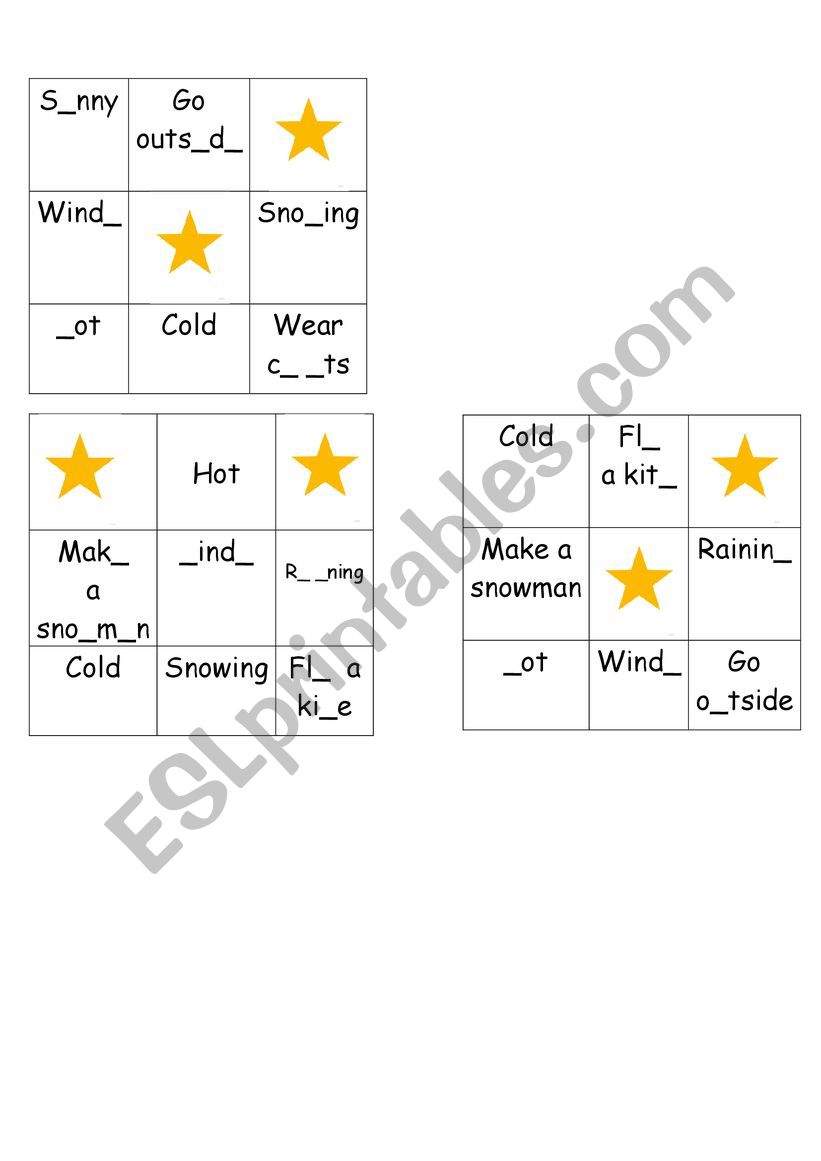 Flashcards FF1 worksheet