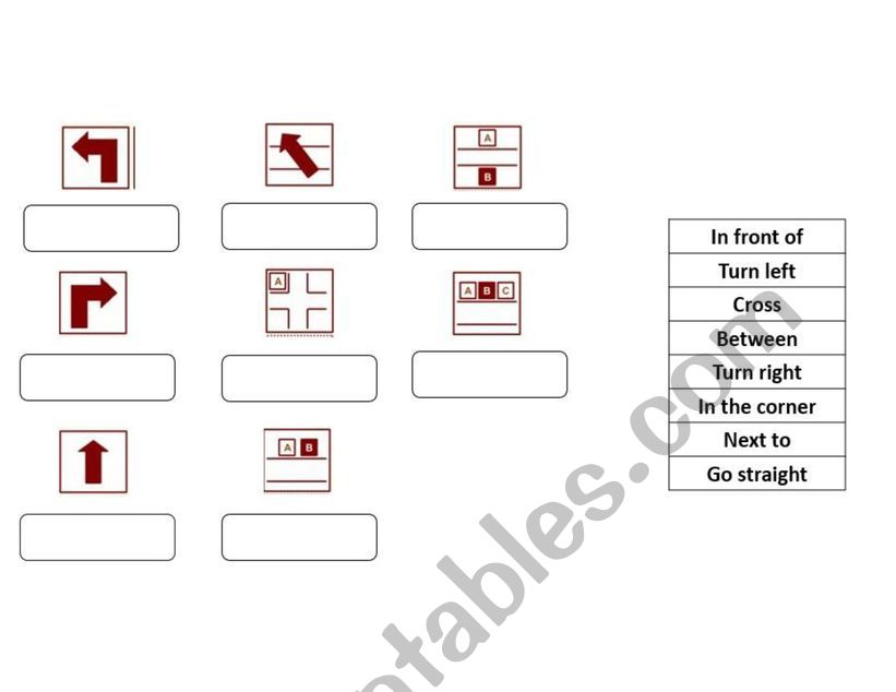 Directions worksheet