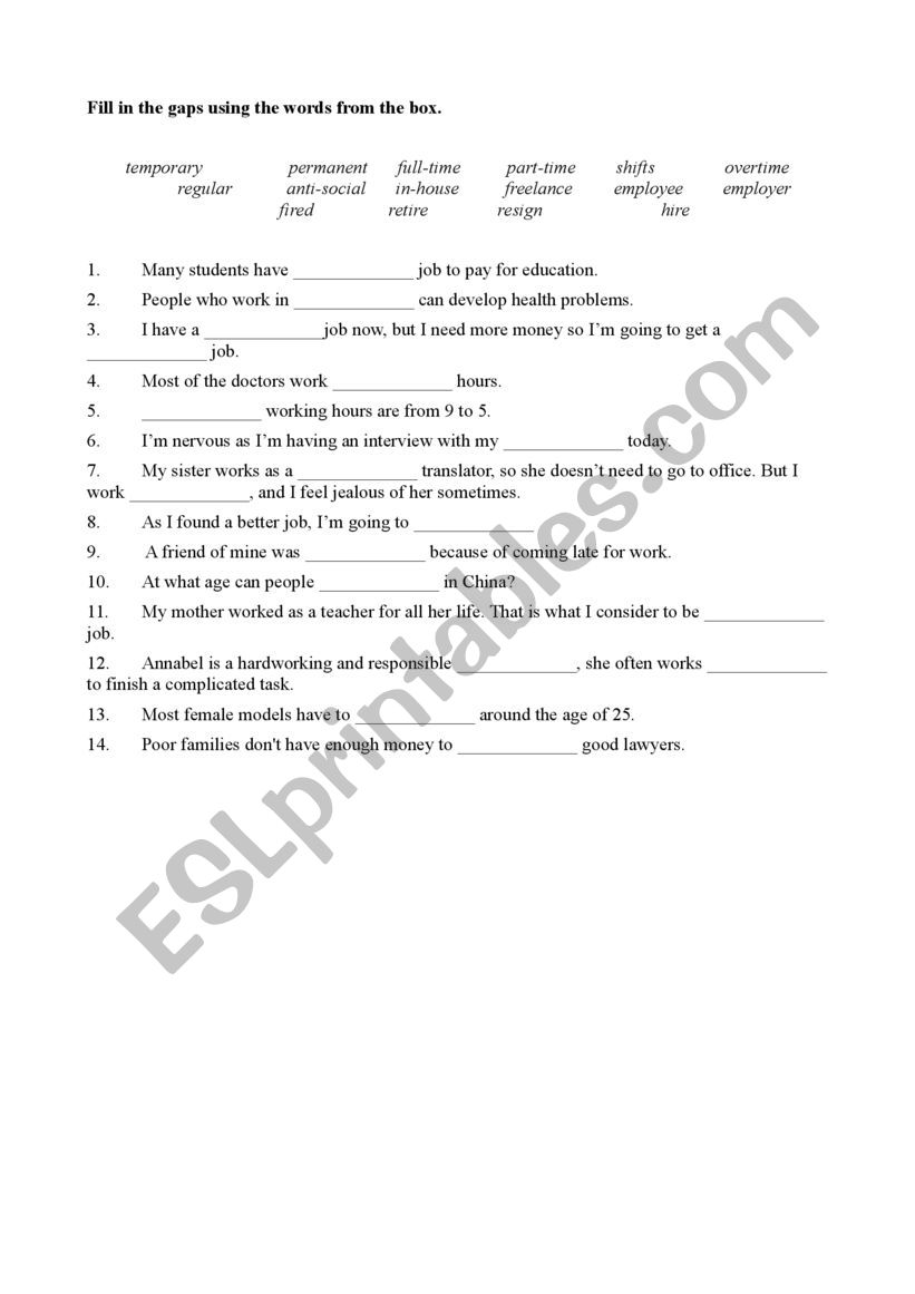 working-conditions-esl-worksheet-by-innaapanovich