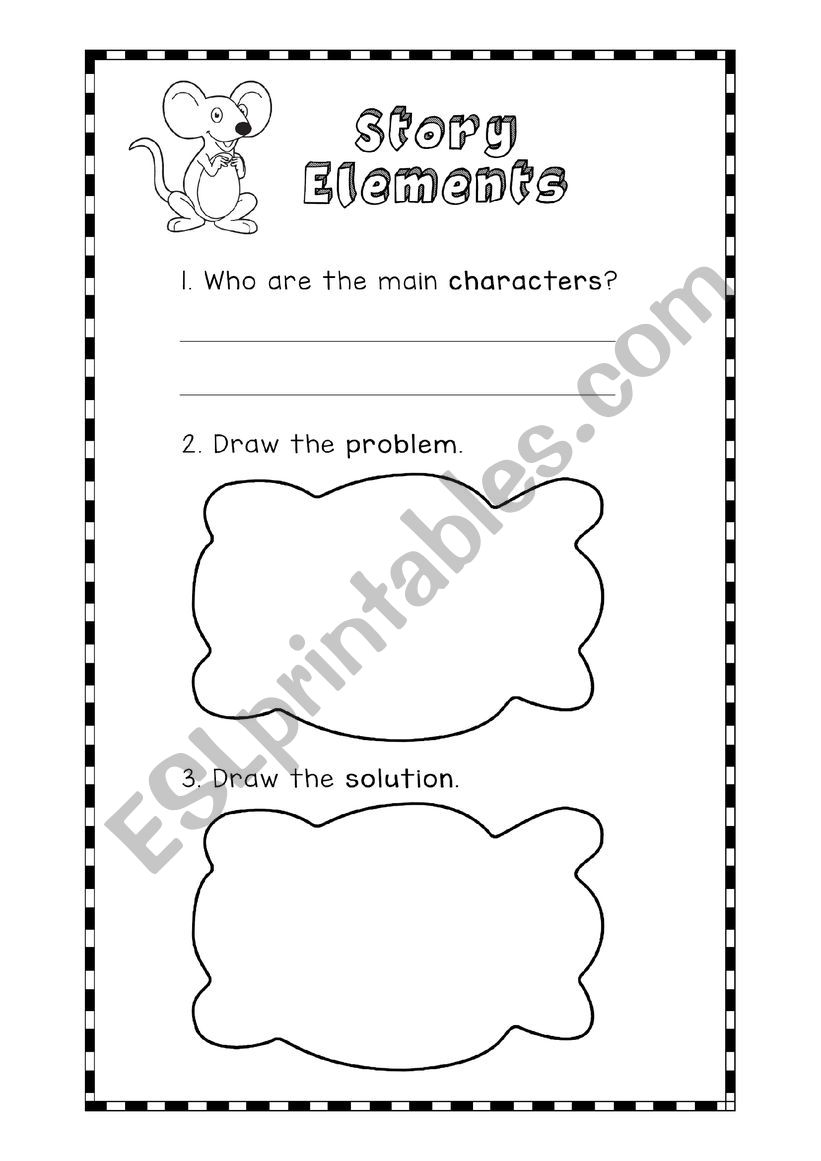 Story Elements  worksheet